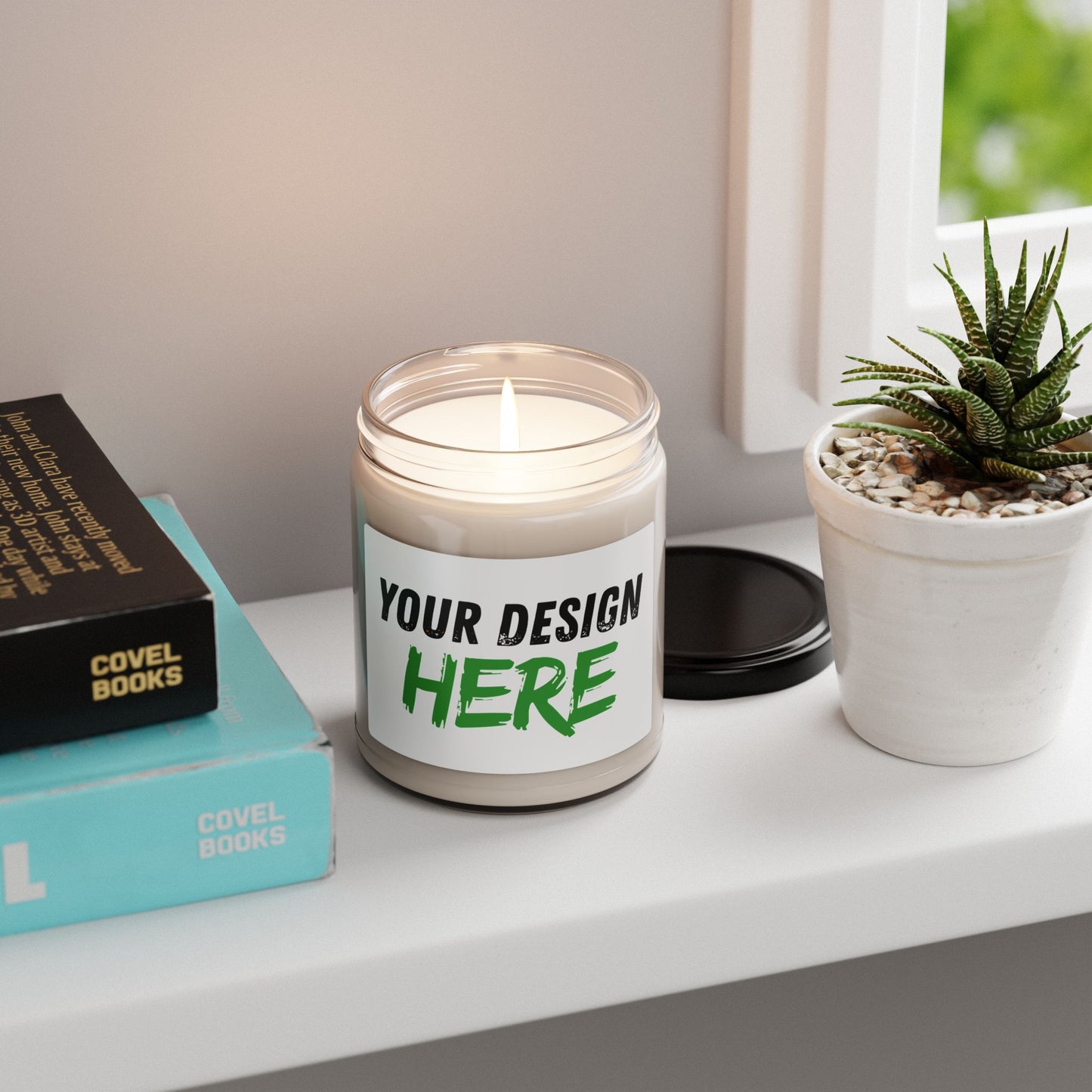 Custom Scented Soy Candles - Personalized & Eco-Friendly Gift