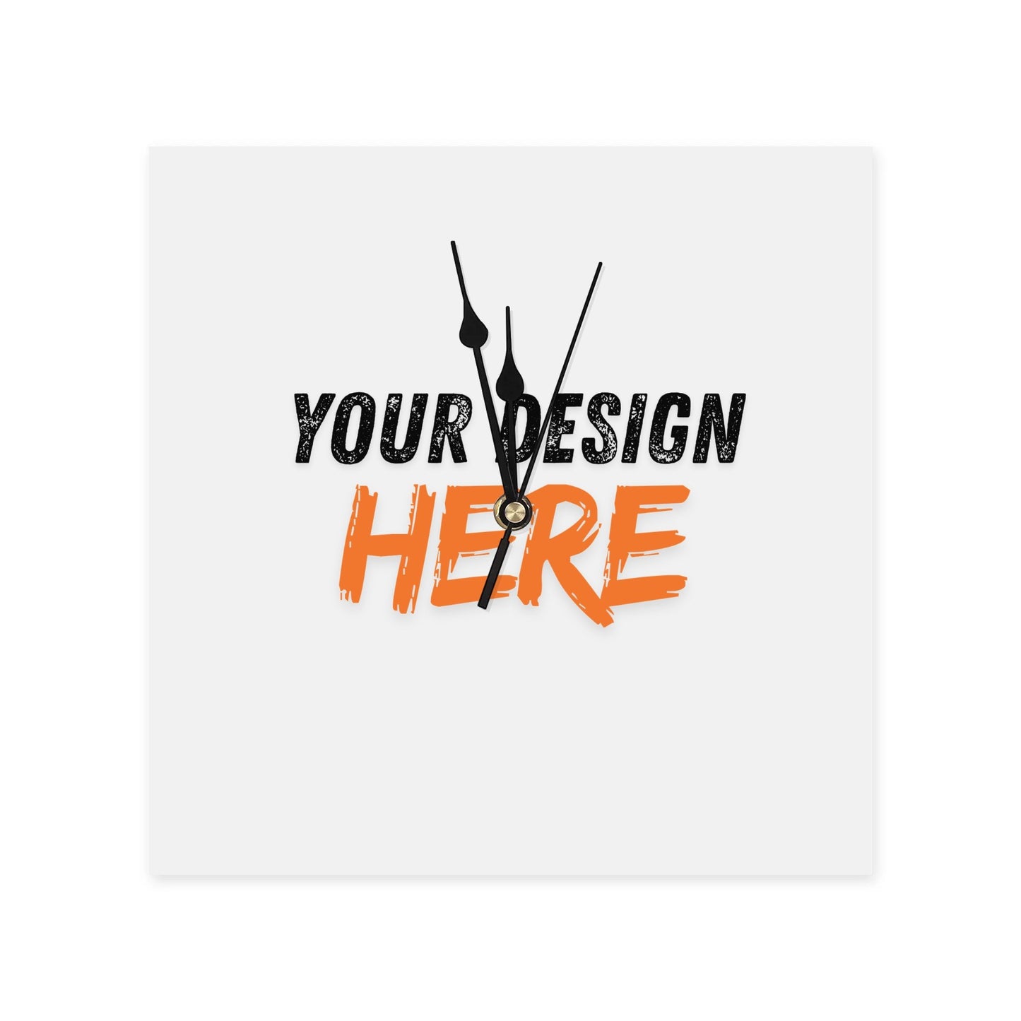 Personalized PVC Wall Clock: Your Design Here