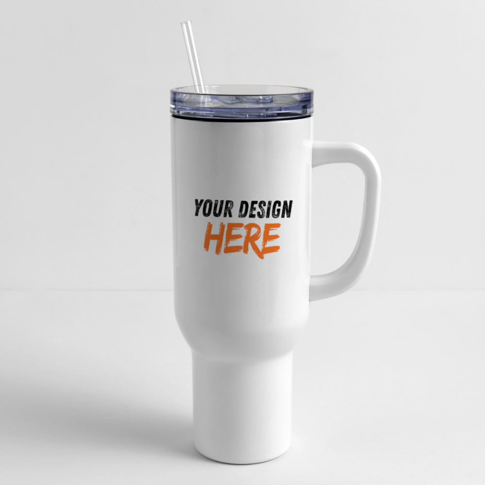 40 oz Travel Tumbler - white