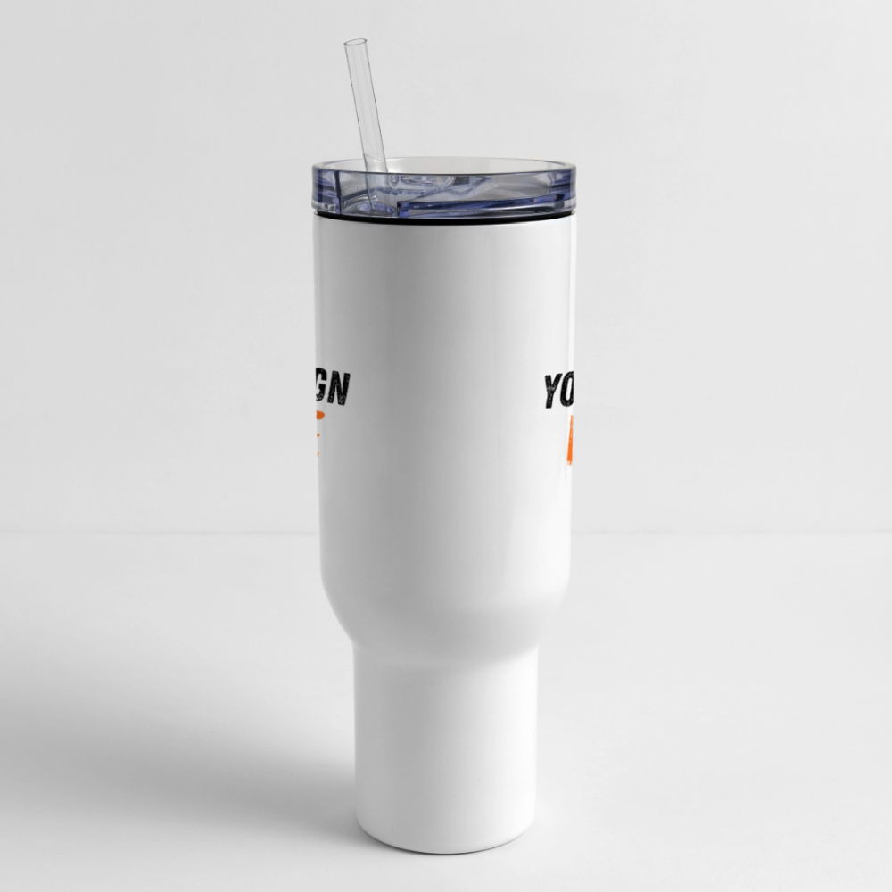 40 oz Travel Tumbler - white