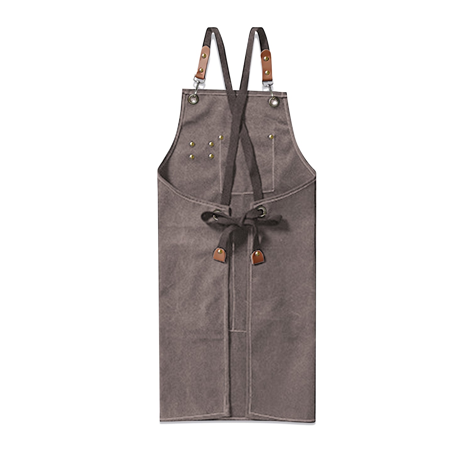 Multifunctional Canvas Cross-Back Apron