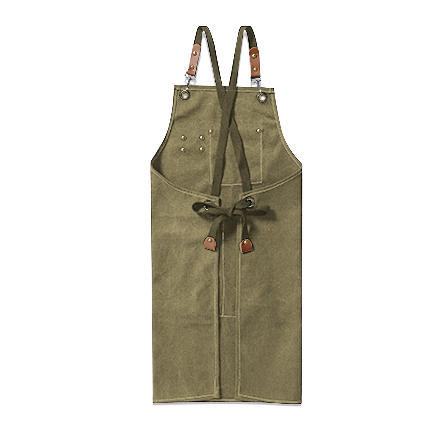 Multifunctional Canvas Cross-Back Apron