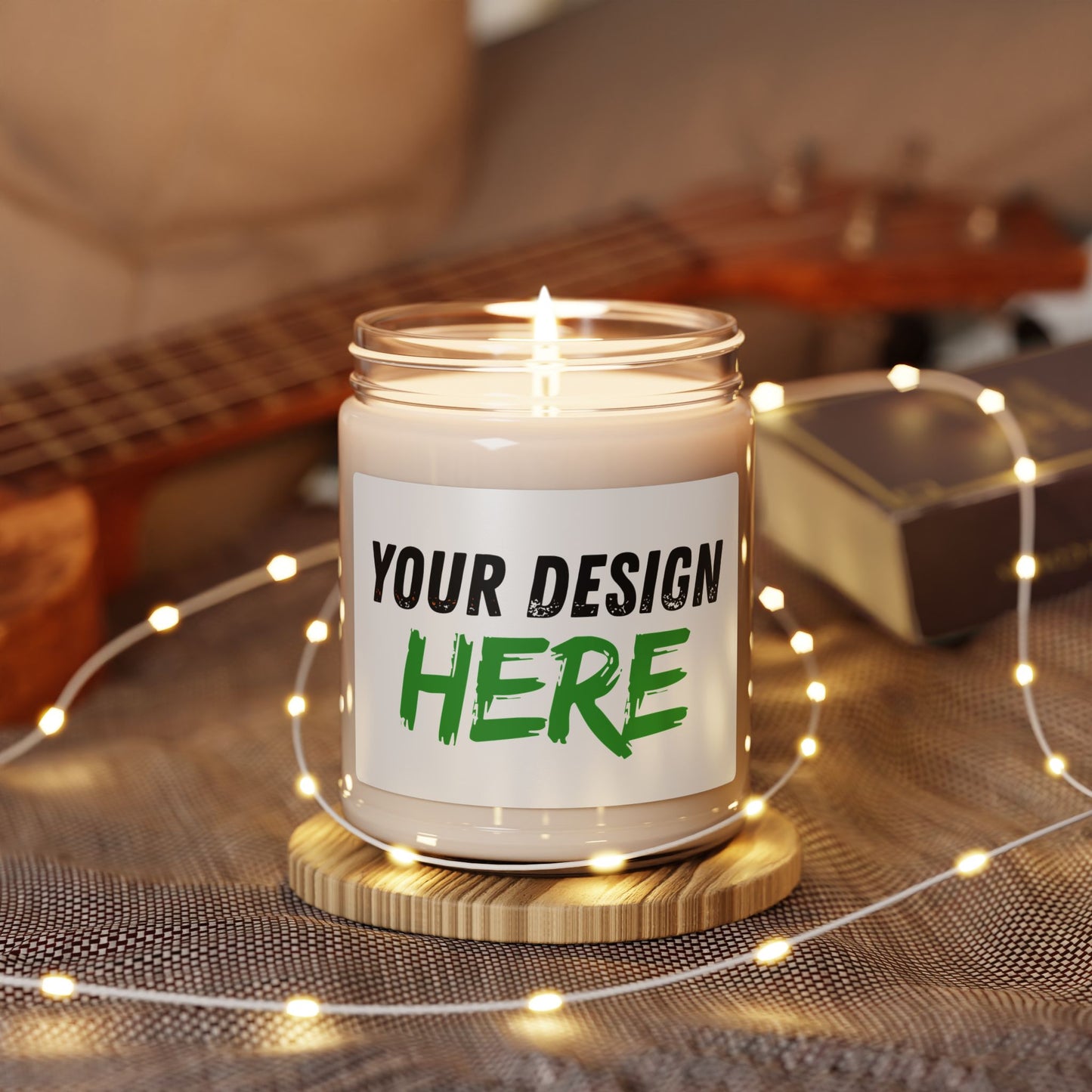 Custom Scented Soy Candles - Personalized & Eco-Friendly Gift