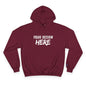 Custom Champion Eco Hoodie