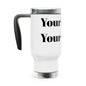 Stainless Steel Travel Mug with Handle, 14oz
