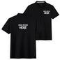 Printing Men's Black Polo Shirt