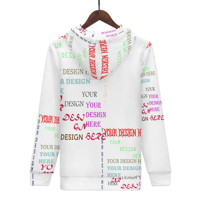 Custom All-Over Print Women's Zip-Up Hoodie