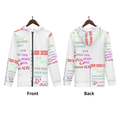 Custom All-Over Print Women's Zip-Up Hoodie