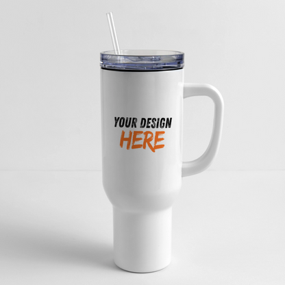 40 oz Travel Tumbler - white