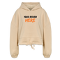 Women’s Cropped Hoodie - nude