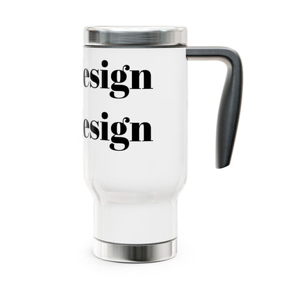 Stainless Steel Travel Mug with Handle, 14oz