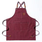 Multifunctional Canvas Cross-Back Apron